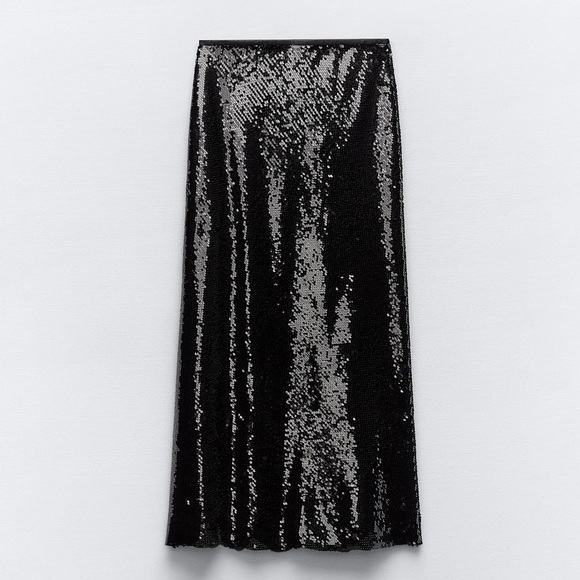 Zara sequin midi skirt - Picture 4 of 7
